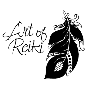 Art of Reiki logo, Shamanic boho feather